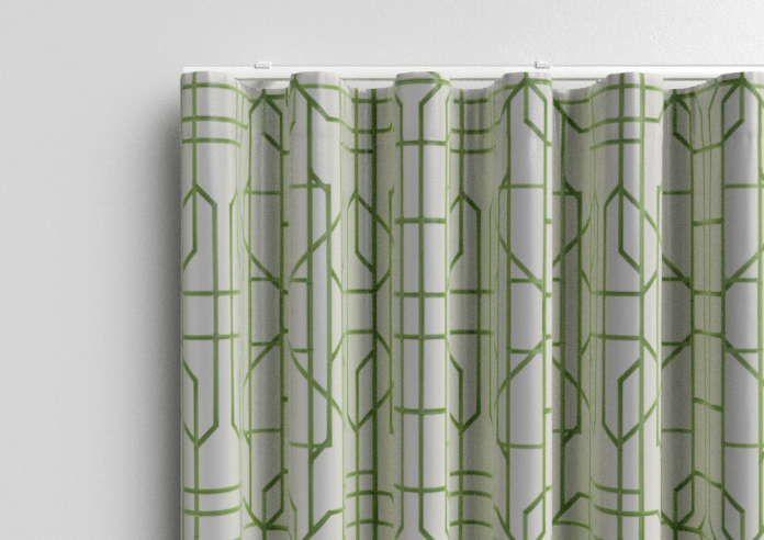 Bamboo Candy, Green White - Made To Measure Curtains - Image 13